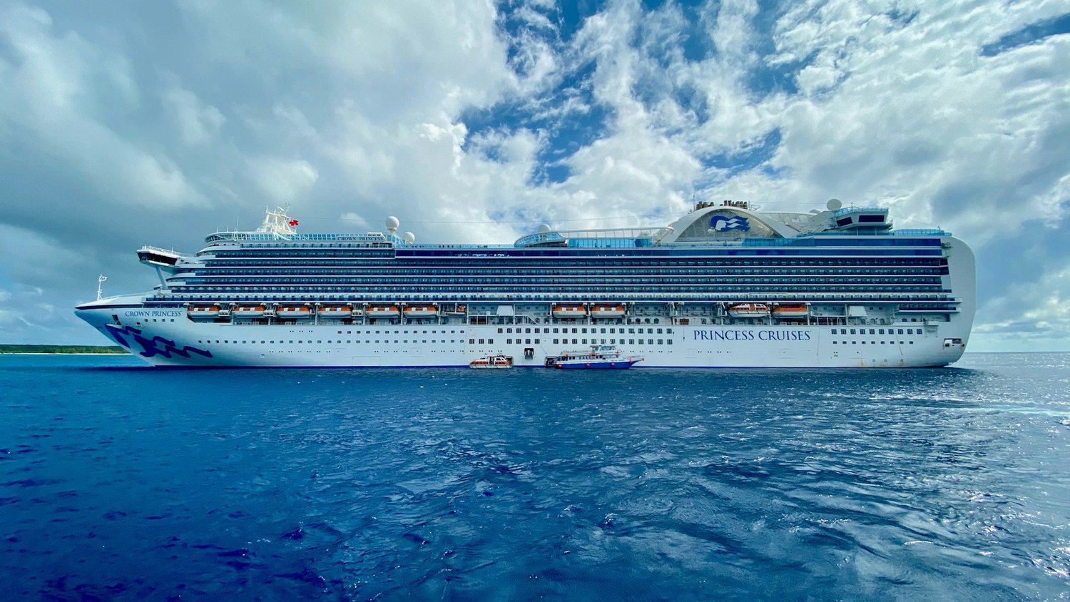 Crown Princess at sea