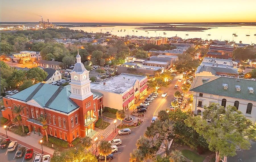 Views along Amelia Island Holiday