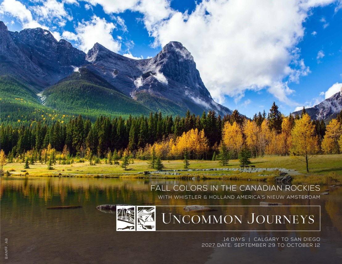 Fall Colors in the Canadian Rockies brochure cover
