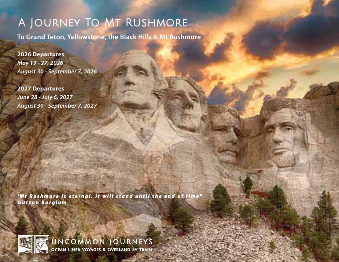 A Journey to Mt. Rushmore brochure cover