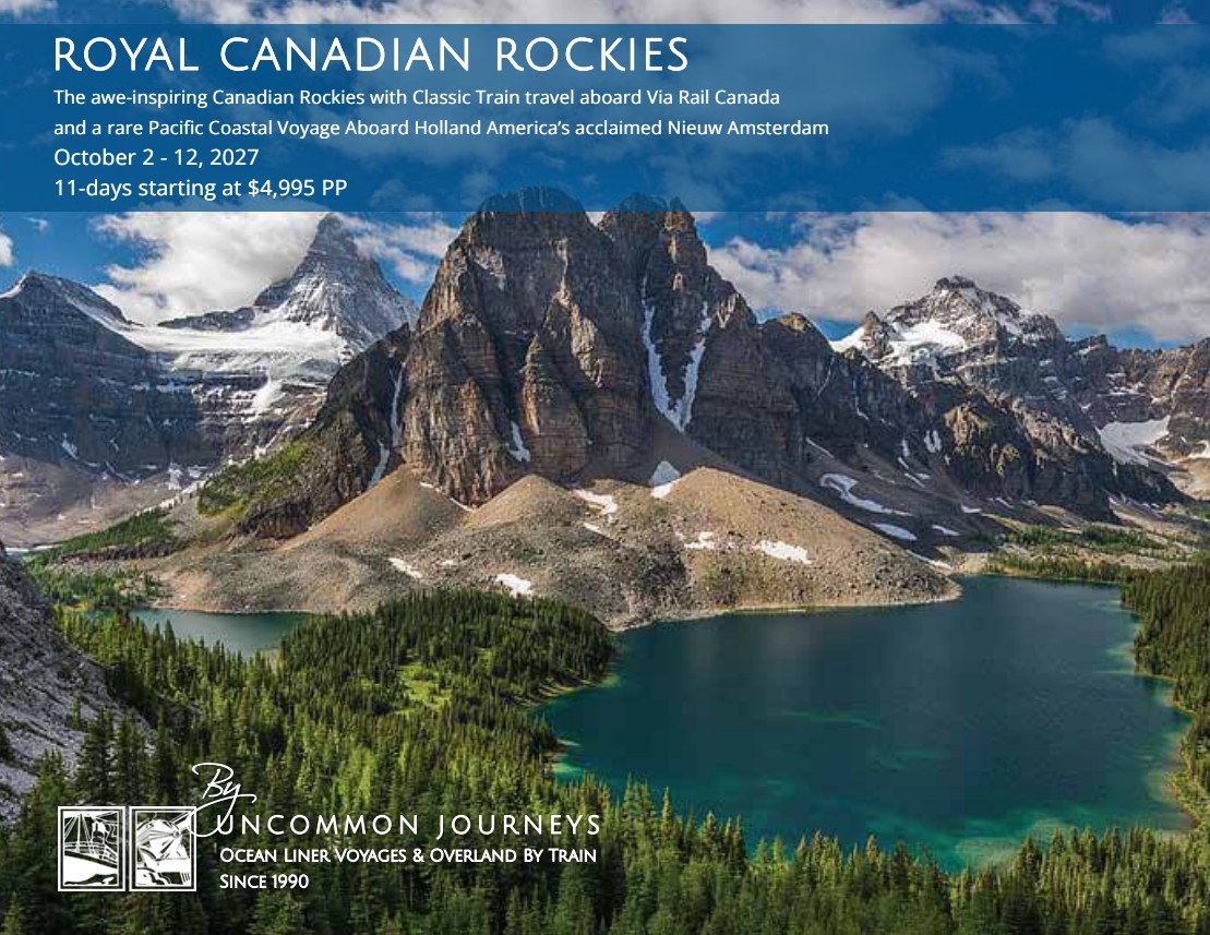 Royal Canadian Rockies brochure cover